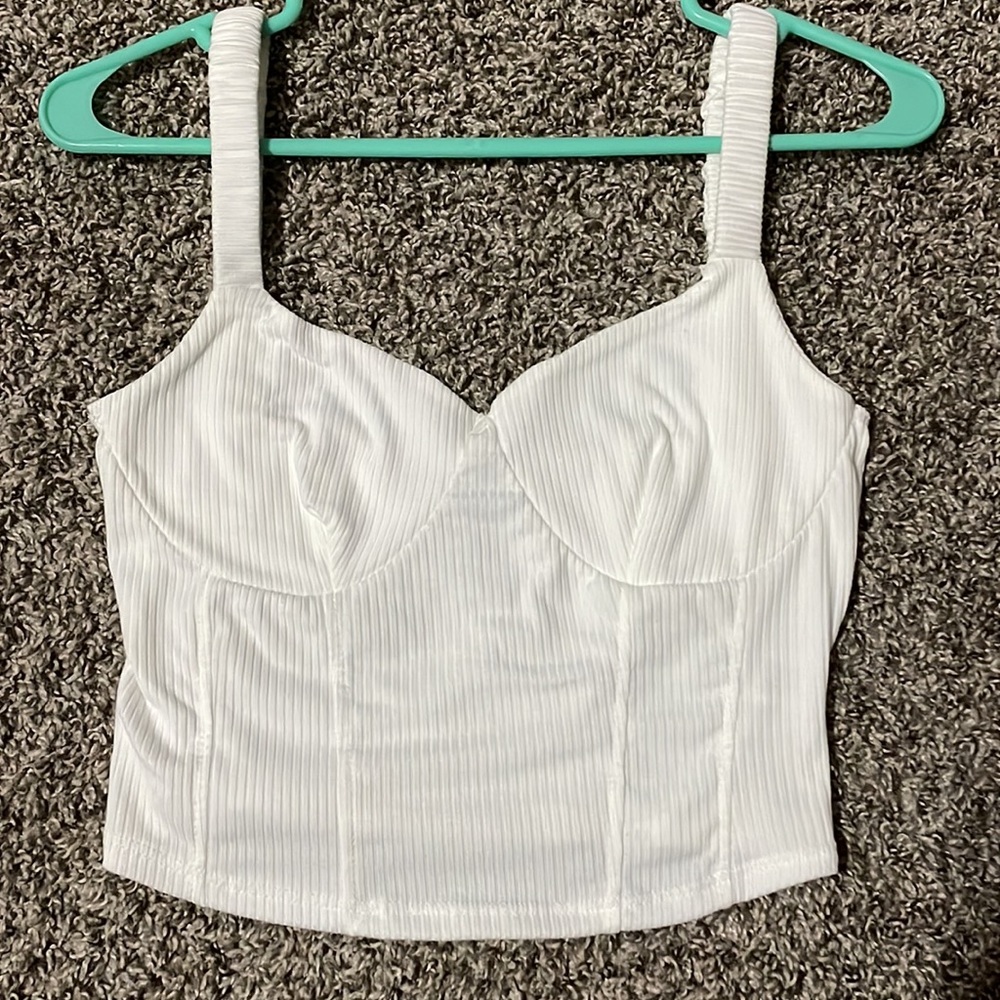 White Crop Top